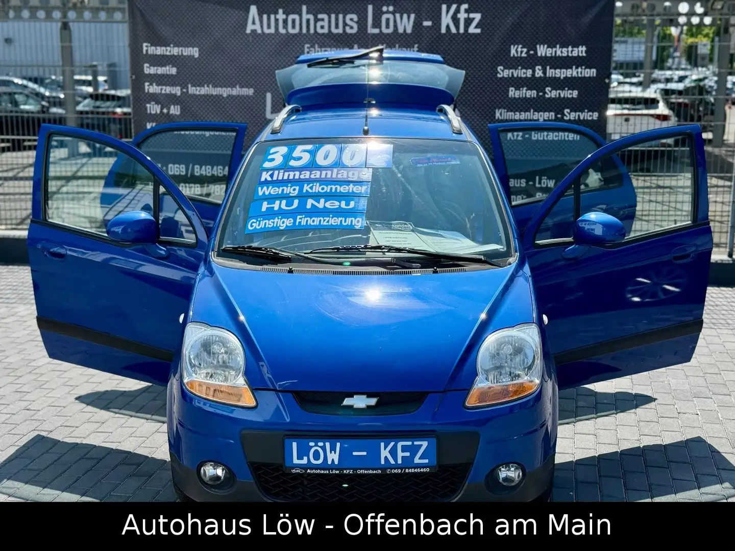 Chevrolet Matiz SX NEUE ALLWETTERREIFEN TÜV NEU 91.000 KM Niebieski - 1