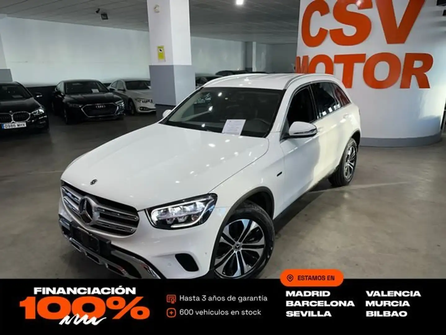 Mercedes-Benz GLC 300 e 4MATIC Blanc - 1
