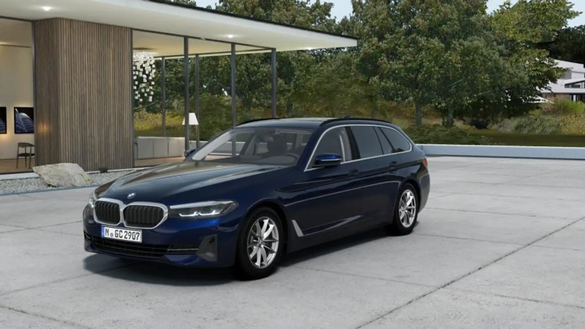 BMW 520 i Touring mhev 48V Business auto Blu/Azzurro - 1