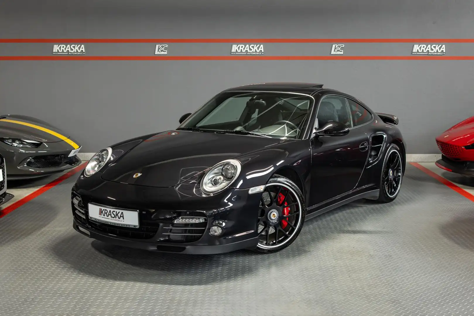 Porsche 997 Turbo Coupe PDK GRA 19" BOSE  LEDER RUF Negru - 1