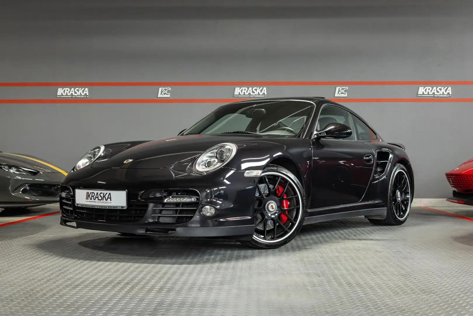 Porsche 997 Turbo Coupe PDK GRA 19" BOSE  LEDER RUF Negru - 2