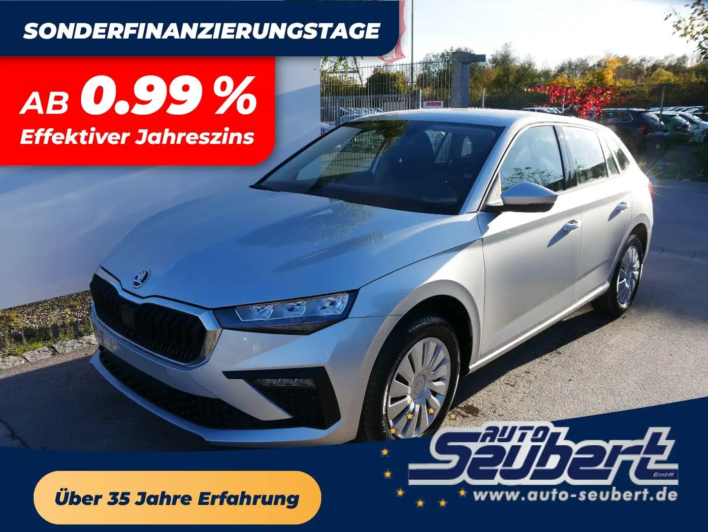 Skoda Scala Selection 1.0 TSI DSG*NAVI-ÜBER-SMARTLINK*PDC-HI*L Argent - 1