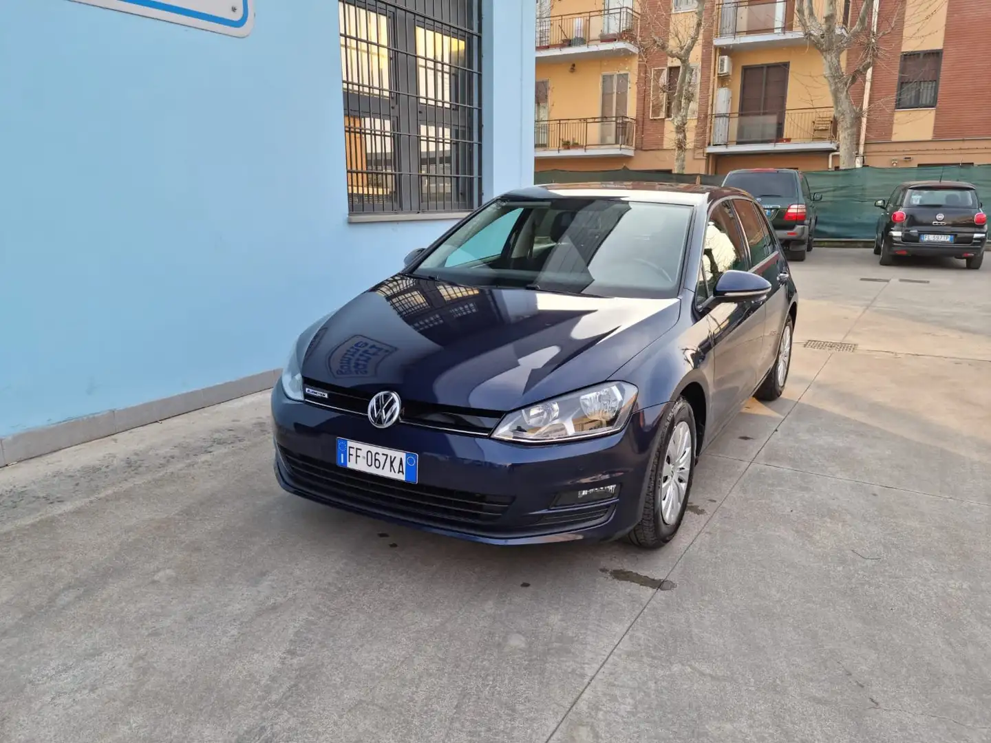 Volkswagen Golf Golf VII 2013 5p 1.4 tgi Trendline Blauw - 1