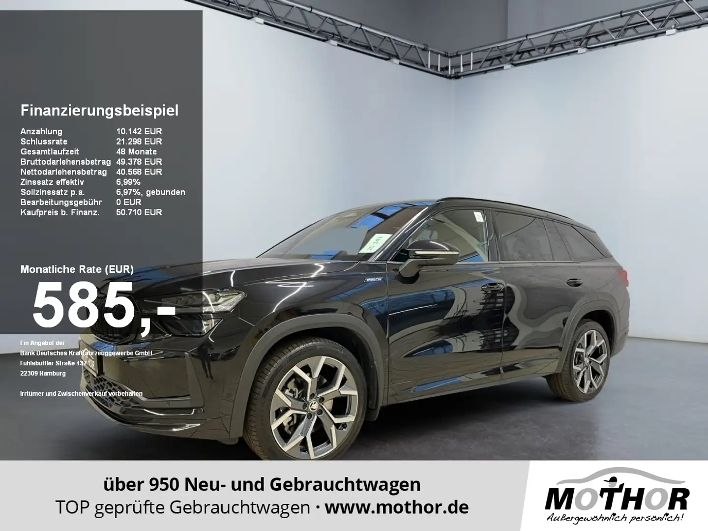 Skoda Kodiaq Sportline 2.0 TDI DSG 4x4 Standheizung Schwarz - 1