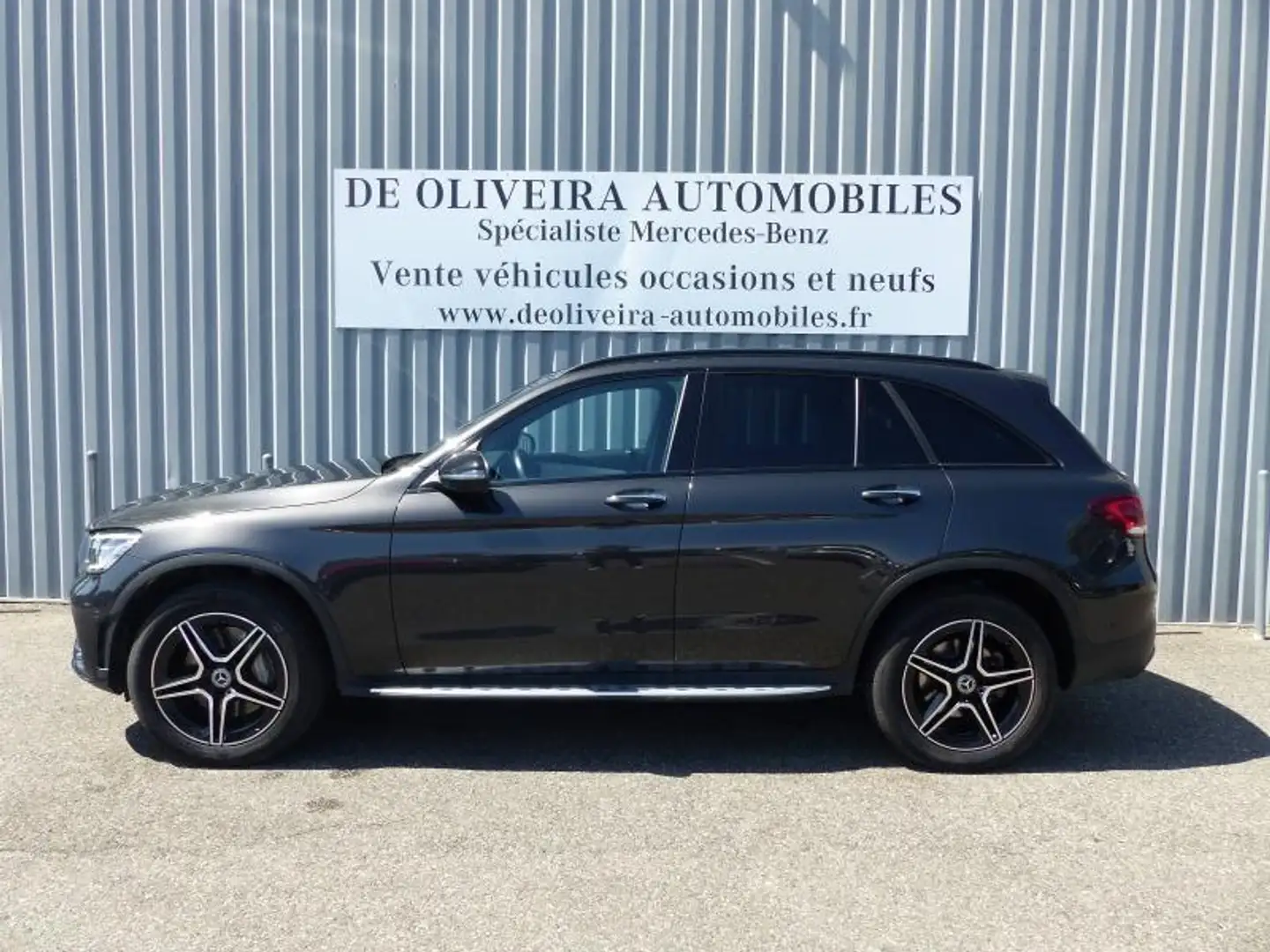 Mercedes-Benz GLC 300 300 de 194+122ch AMG Line 4Matic 9G-Tronic (TVA) Gris - 2