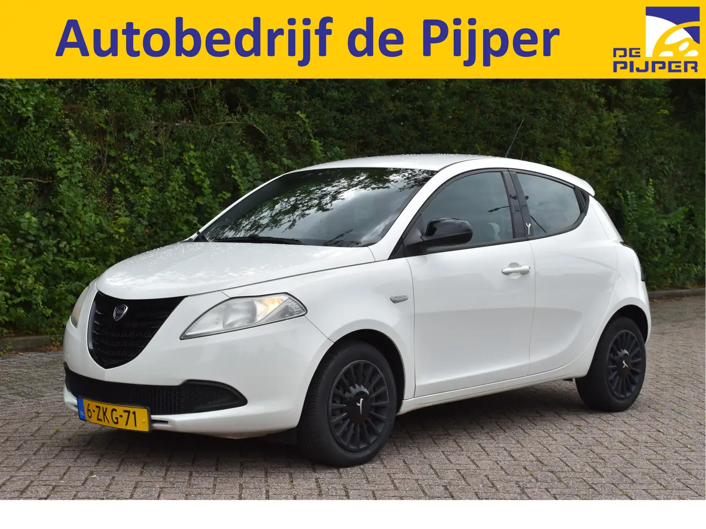 Lancia Ypsilon 0.9 TwinAir Elefantino Plus, ORGINEEL NEDERLANDSE Weiß - 1