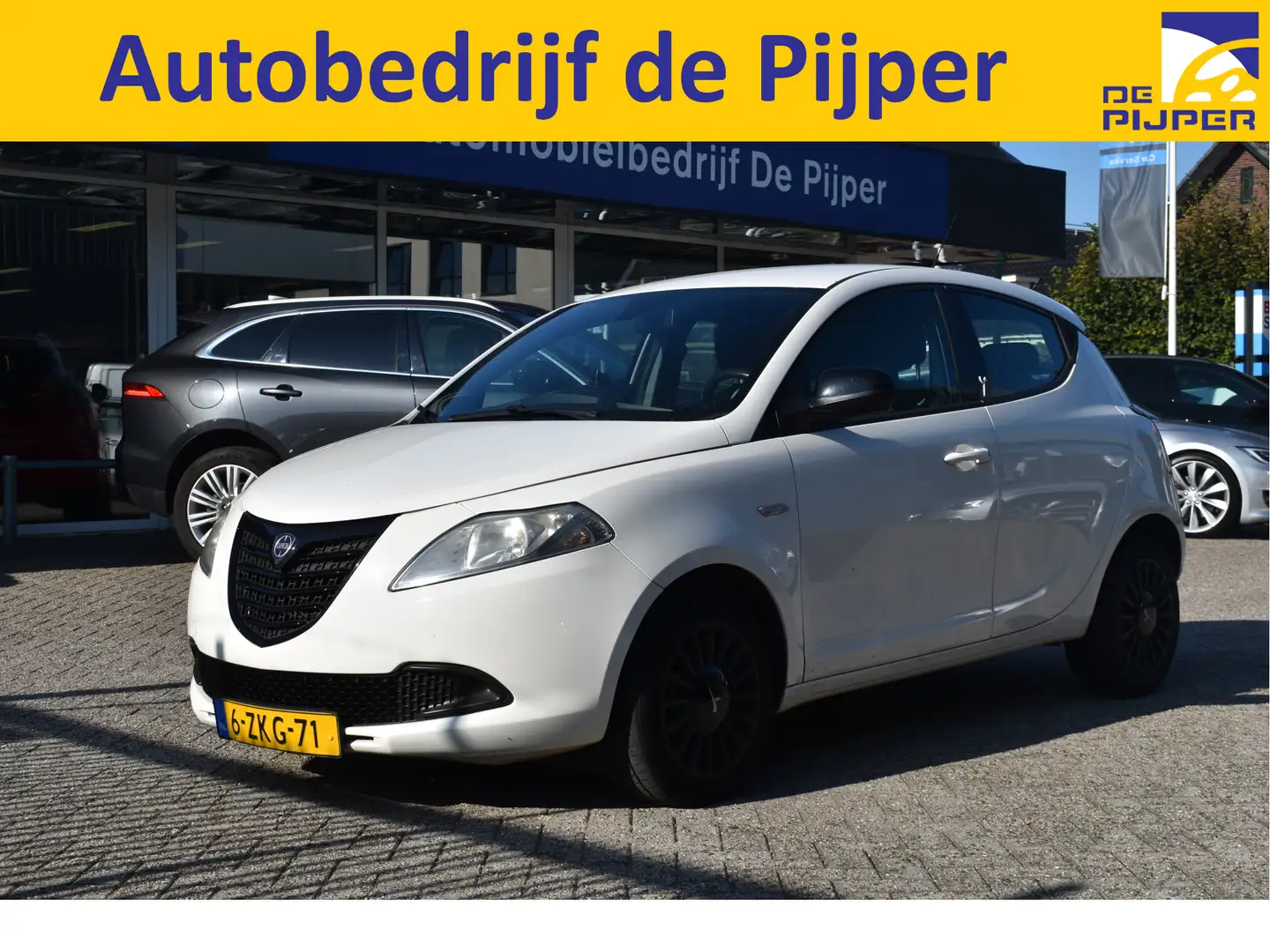 Lancia Ypsilon 0.9 TwinAir Elefantino Plus, ORGINEEL NEDERLANDSE Bianco - 1