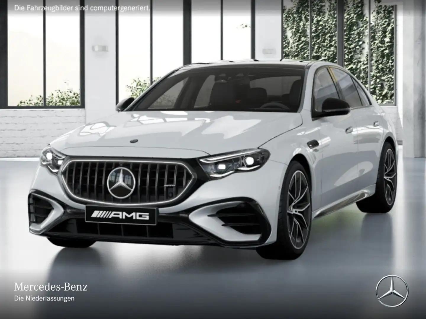 Mercedes-Benz E 53 AMG 4M Hybrid Fahrass 360° Pano Burmester HUD Bílá - 2