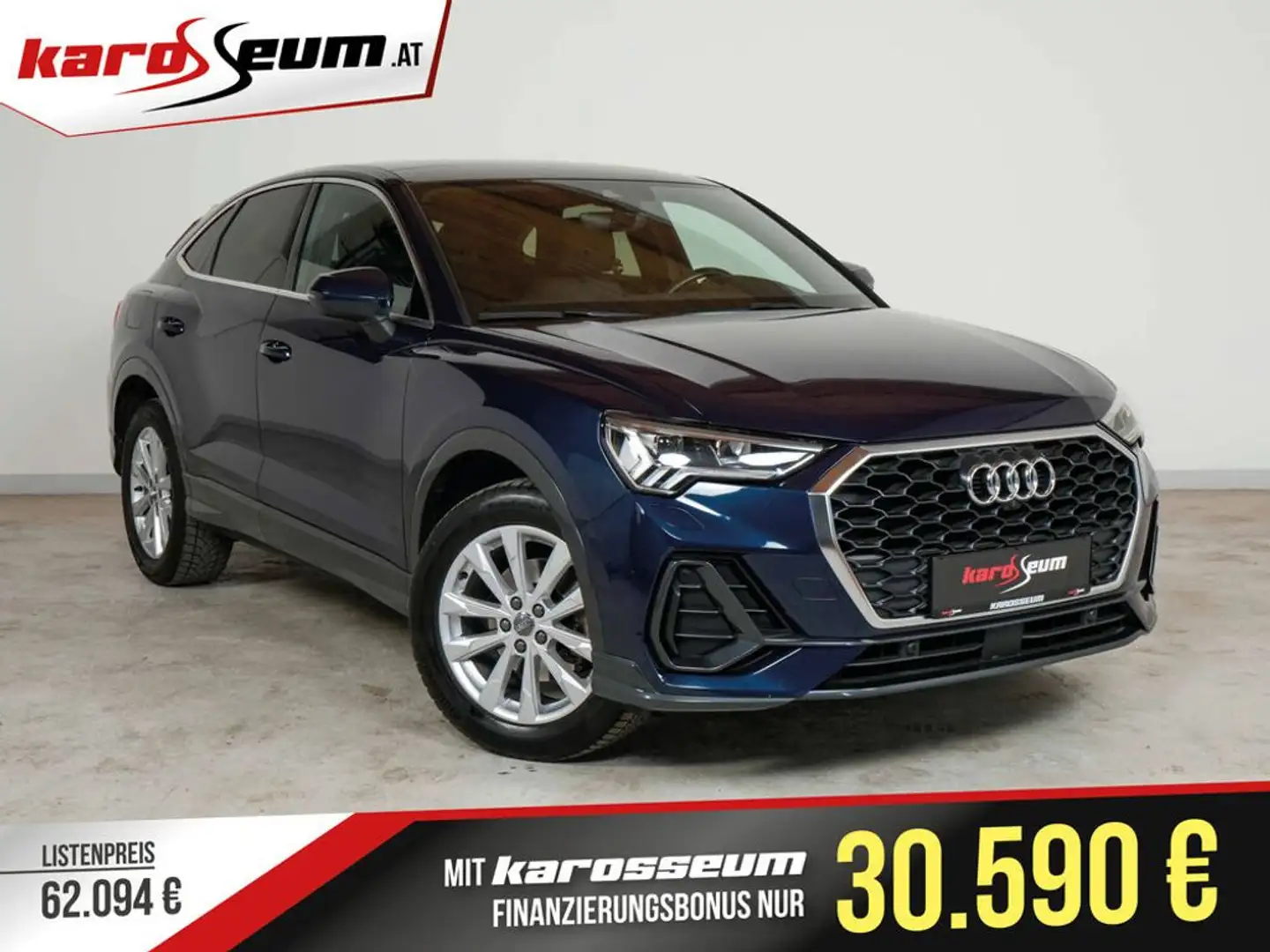Audi Q3 35 TDI SB *AHK*B Blau - 1
