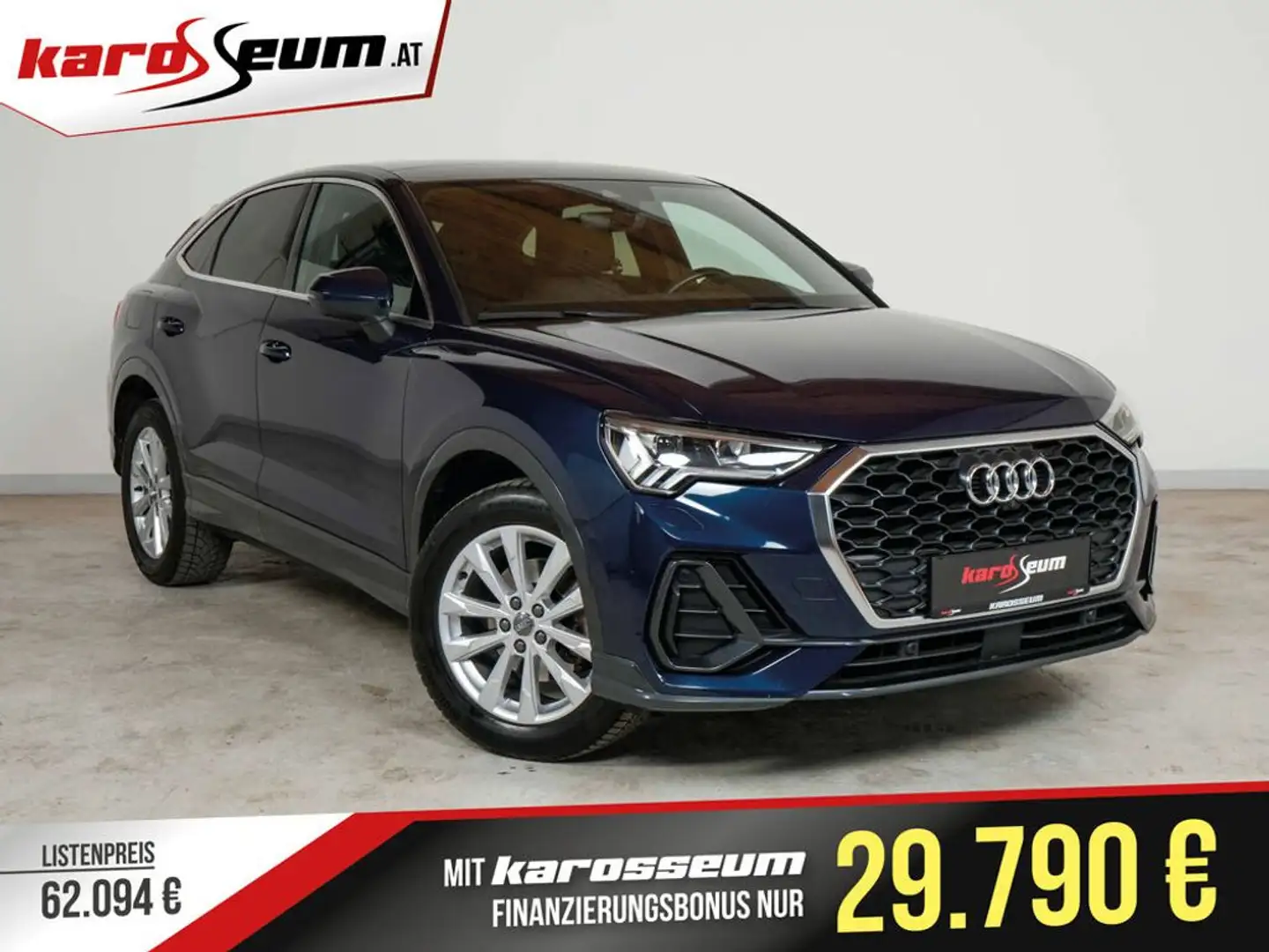 Audi Q3 35 TDI SB *AHK*BuO*LEDER*PANO*ACC*VIRTUAL* Bleu - 1