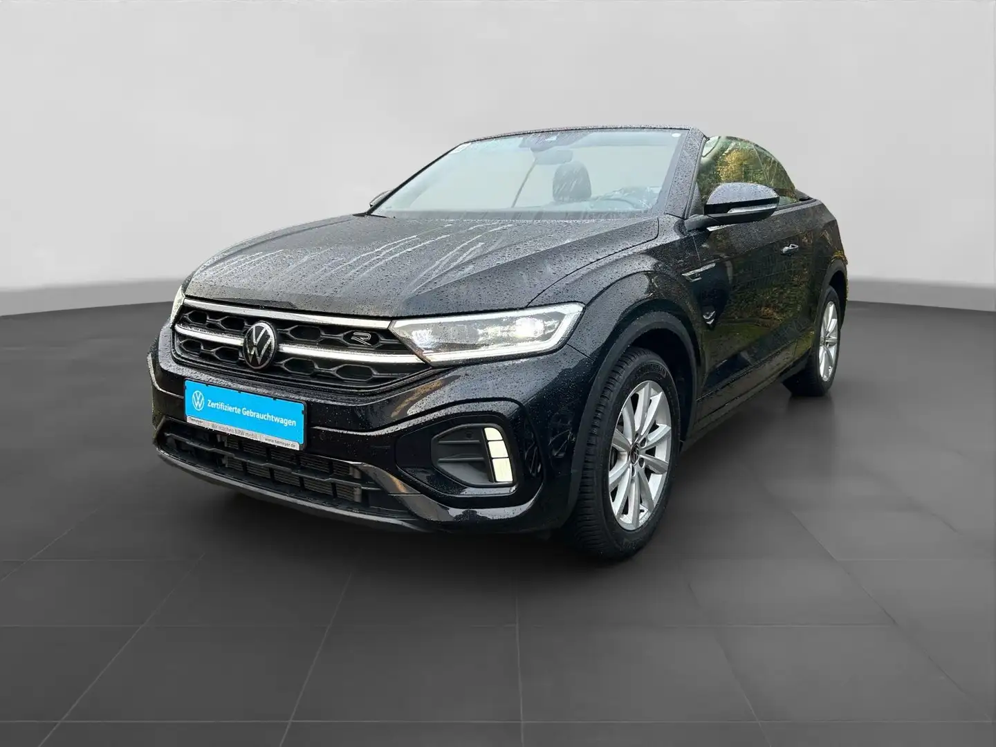 Volkswagen T-Roc Cabrio 1.5 TSI DSG R-LINE BLACK LM19 LEDER Schwarz - 2