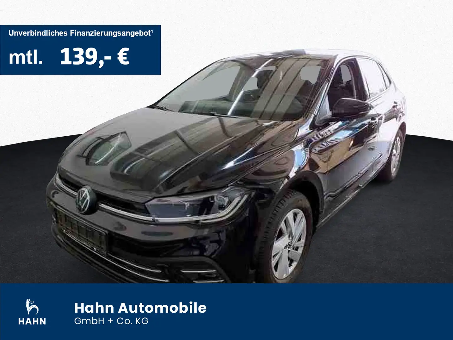 Volkswagen Polo 1.0TSI Style Matrix CAM Sitzhzg App PDC LM Schwarz - 1