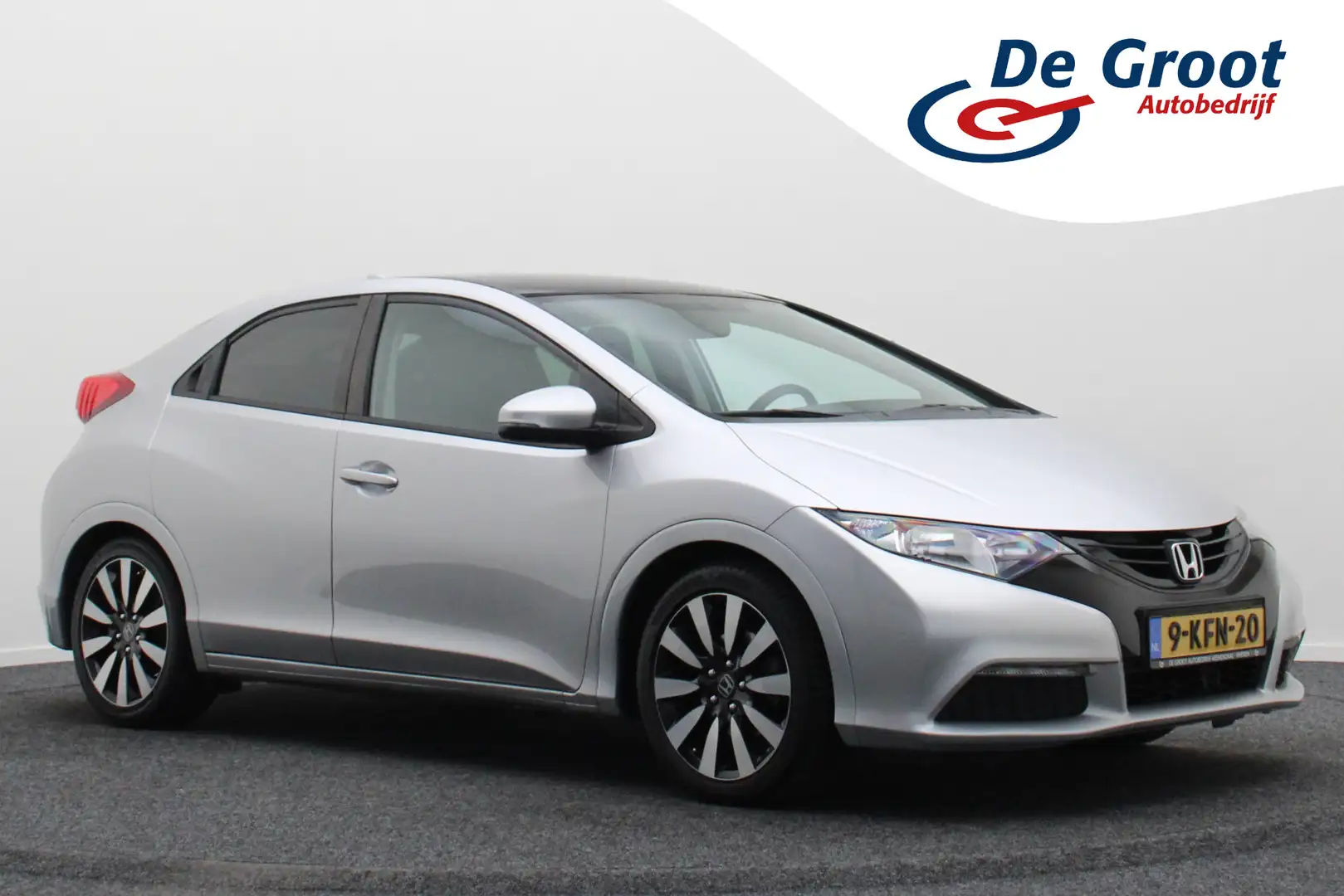 Honda Civic 1.4 Comfort LED, Climate, Trekhaak, AUX/USB, 17" Gris - 1