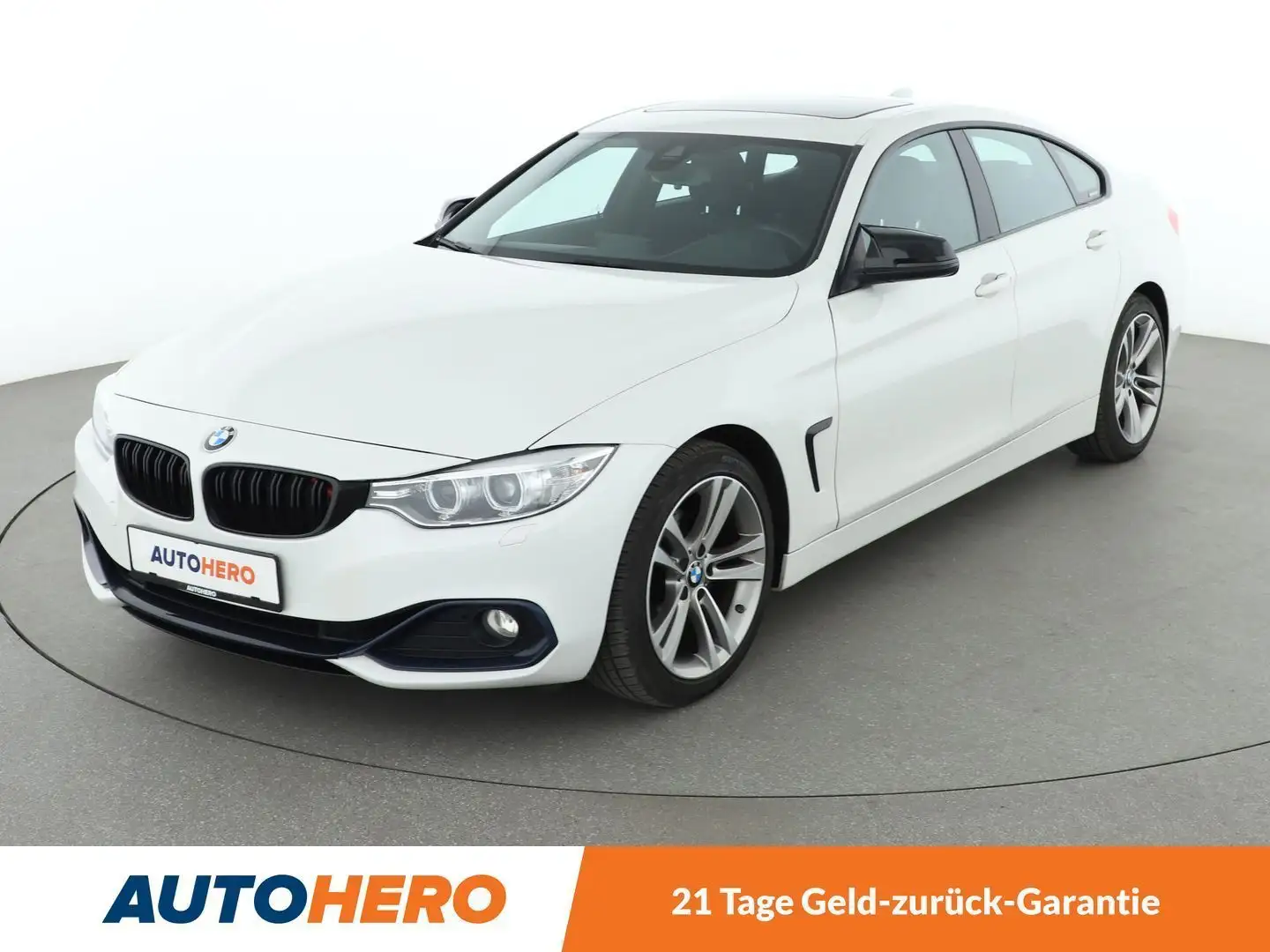 BMW 420 420i Gran Coupé Sport Line Aut.*NAVI*BI-XENON*SHZ* Weiß - 1