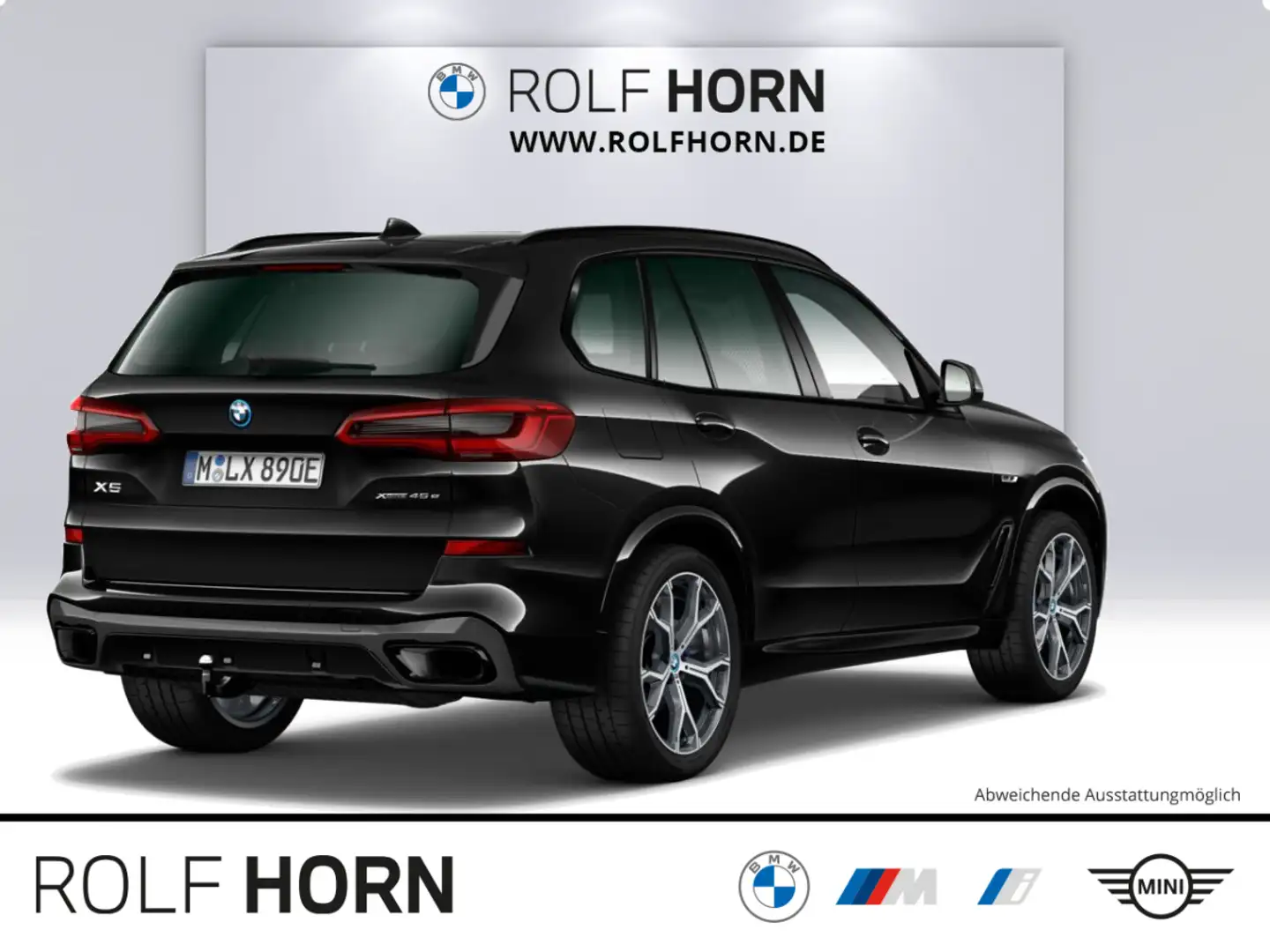 BMW X5 xDrive45e M Sportpaket HUD Laser Pano AHK ACC Schwarz - 2