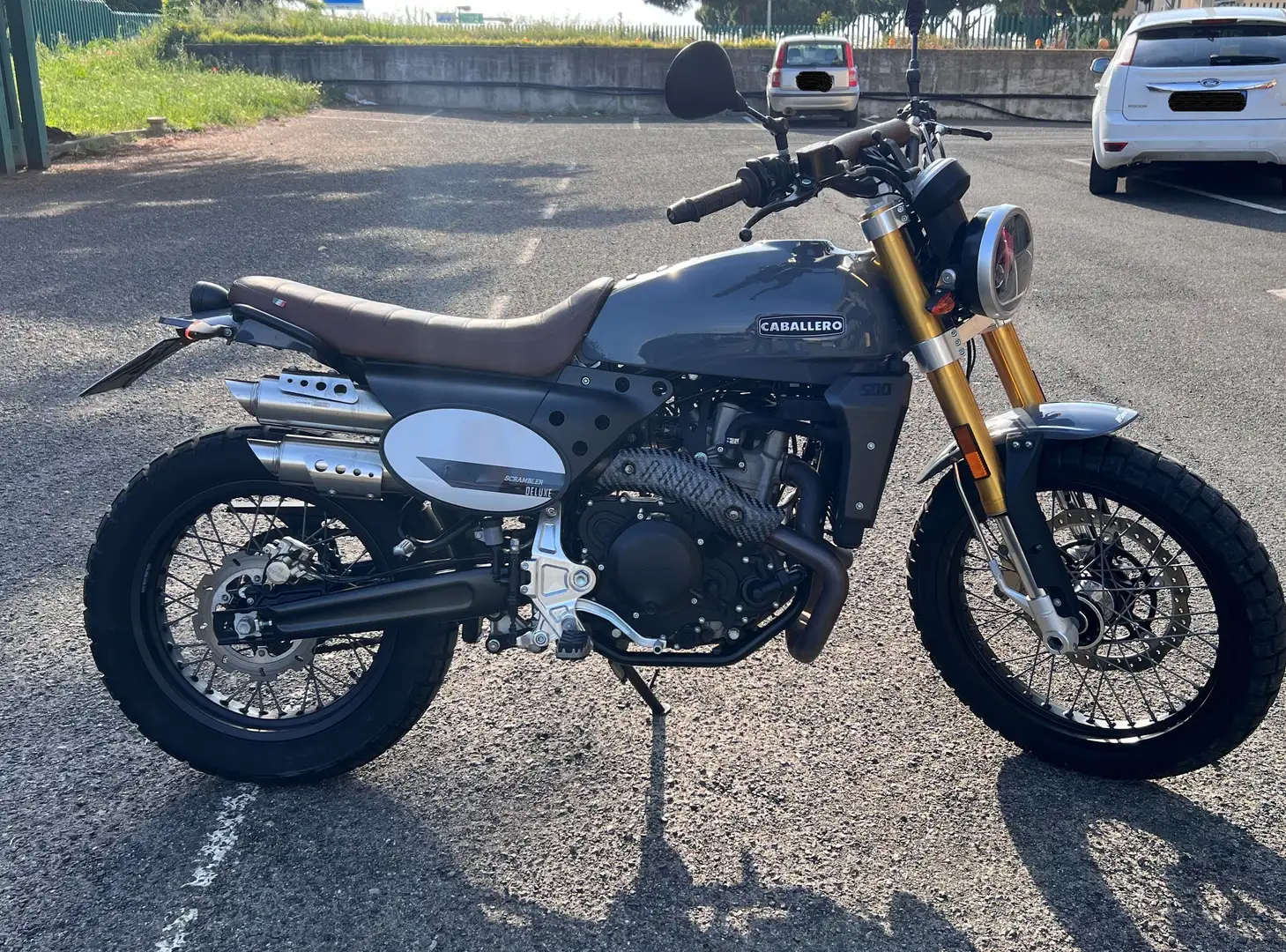 Fantic Caballero 500 Scrambler Deluxe Grigio - 2