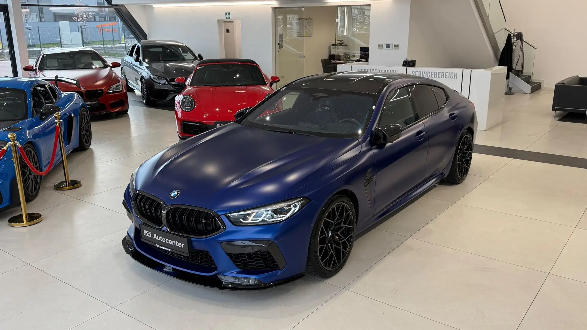 BMW M8 Gran Coupe Aut. Frozen Marino Bay Blue, Keramik, Blau - 2