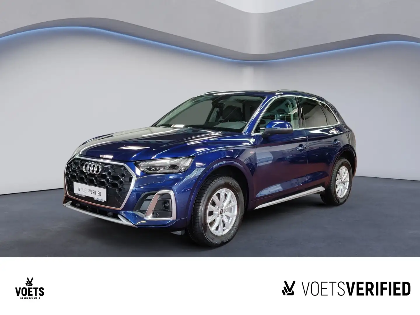 Audi Q5 S-line 40 TDI quattro S-tronic MATRIX-LED+SHZ+PDC Bleu - 1