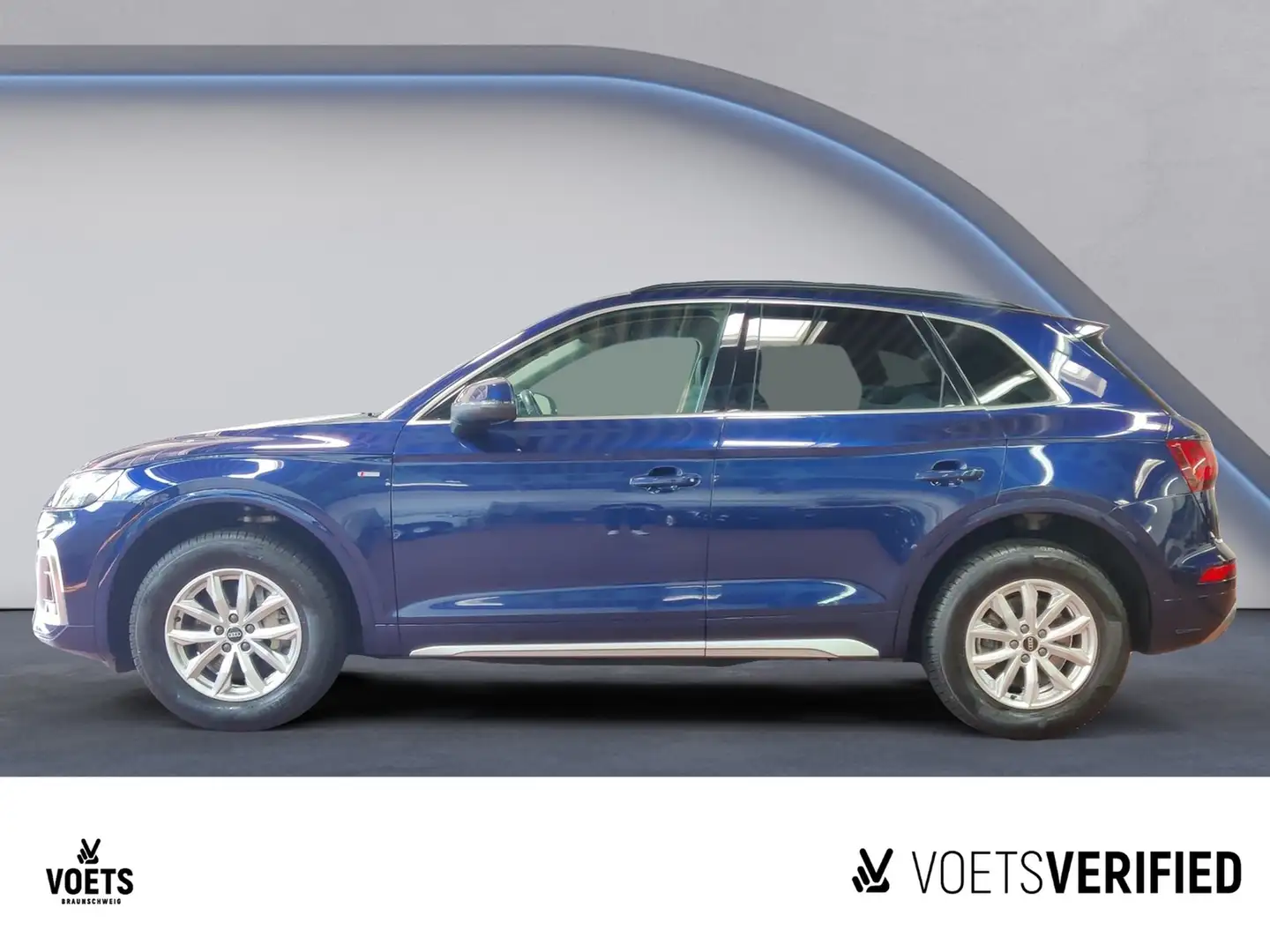 Audi Q5 S-line 40 TDI quattro S-tronic MATRIX-LED+SHZ+PDC Bleu - 2