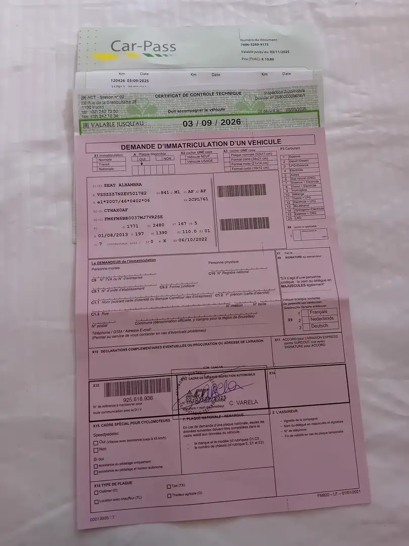 SEAT Alhambra Alhambra 1.4 TSI Ecomotive Executive Limited Bleu - 1