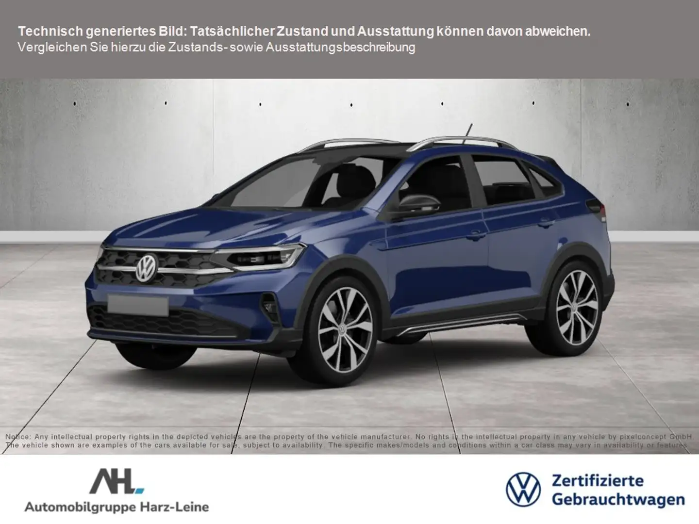Volkswagen Taigo 1.0 TSI Style DSG Matrix Navi ACC PDC SHZ Blau - 1