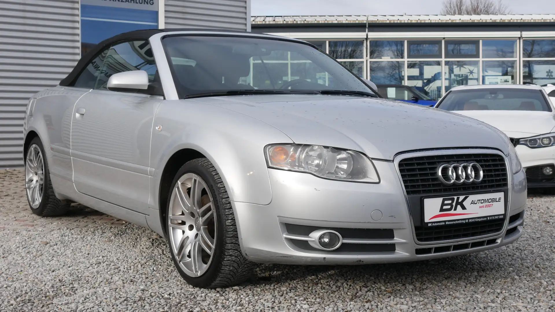 Audi A4 Cabriolet Einparkhilfe Sitzheizung Klima Tempomat Silber - 1