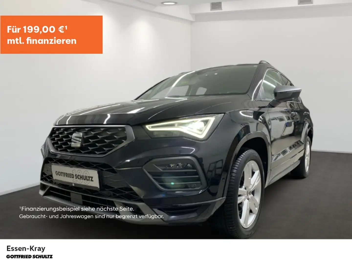 SEAT Ateca FR 4Drive 2.0 TSI DSG Navi LED Kamera ACC Zwart - 1