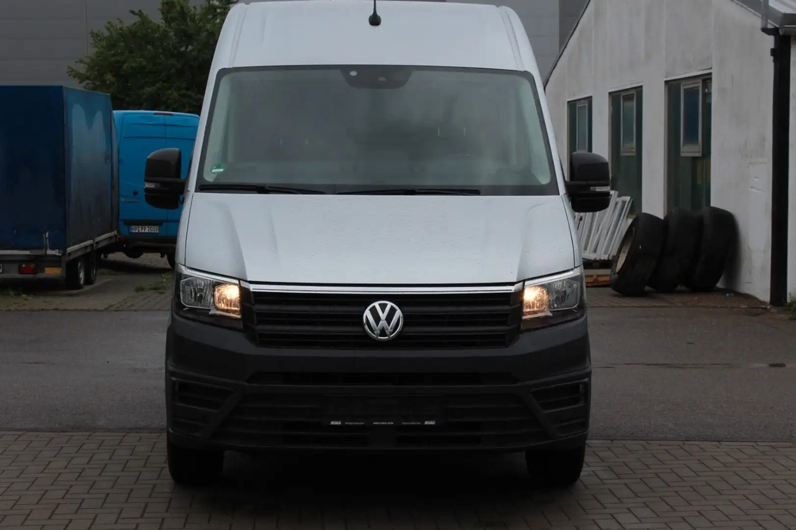 Volkswagen Crafter Kasten 35mittellang Hochdach  Navi+Klima Ezüst - 2