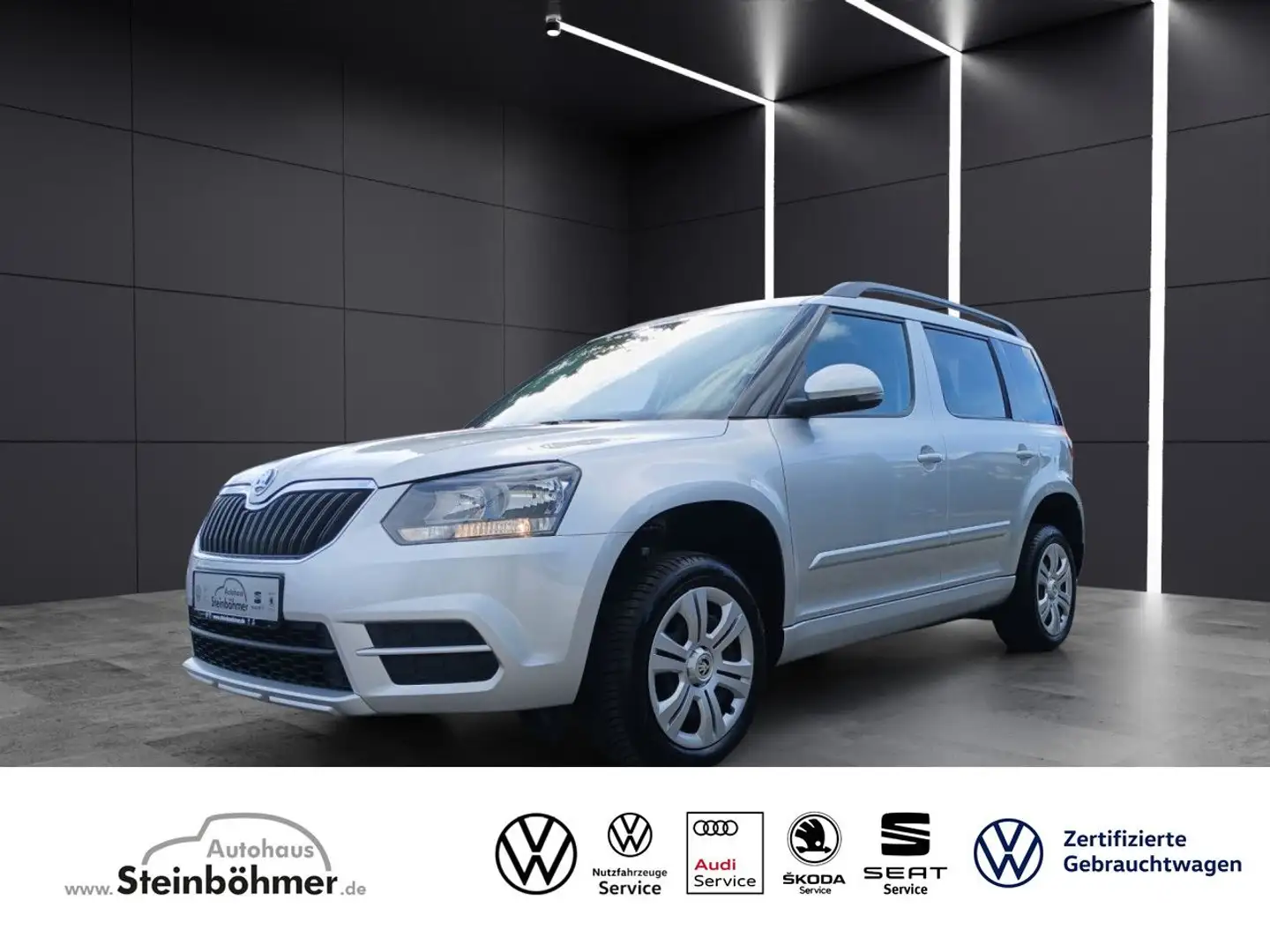 Skoda Yeti Cool Edition 1.2TSI Navi Sitzhzg. Klima Argento - 1