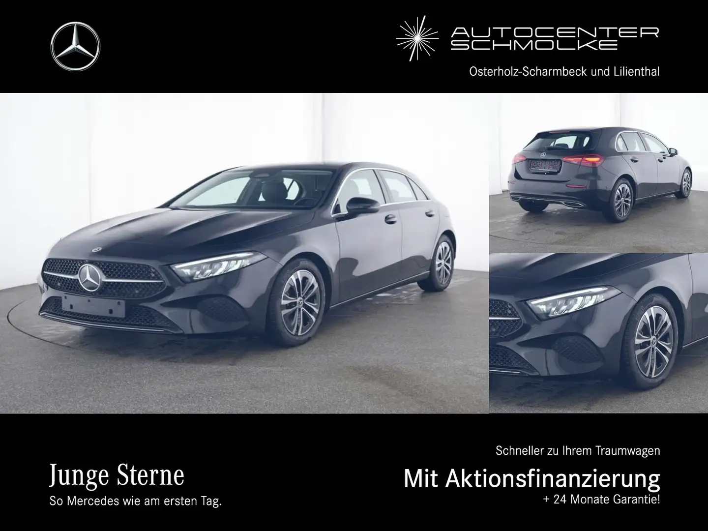 Mercedes-Benz A 180 A 180 PROGRESSIVE ADVANCED*VOLL-DIGGI-DISPLAY* Schwarz - 1