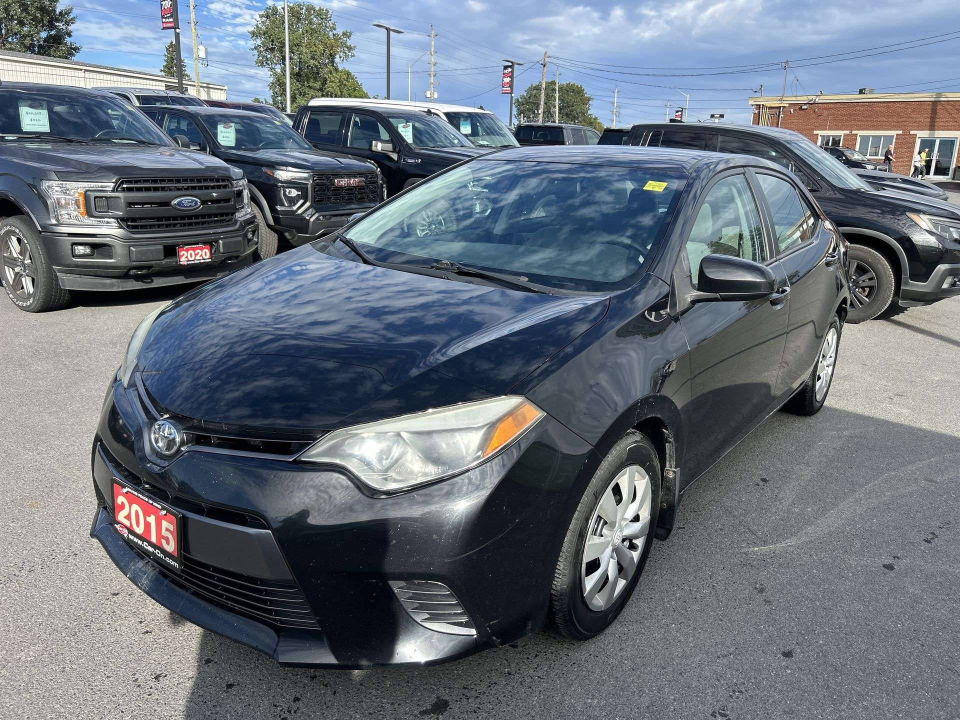 Black 2015 Toyota Corolla Sedan Front-Wheel Drive Automatic