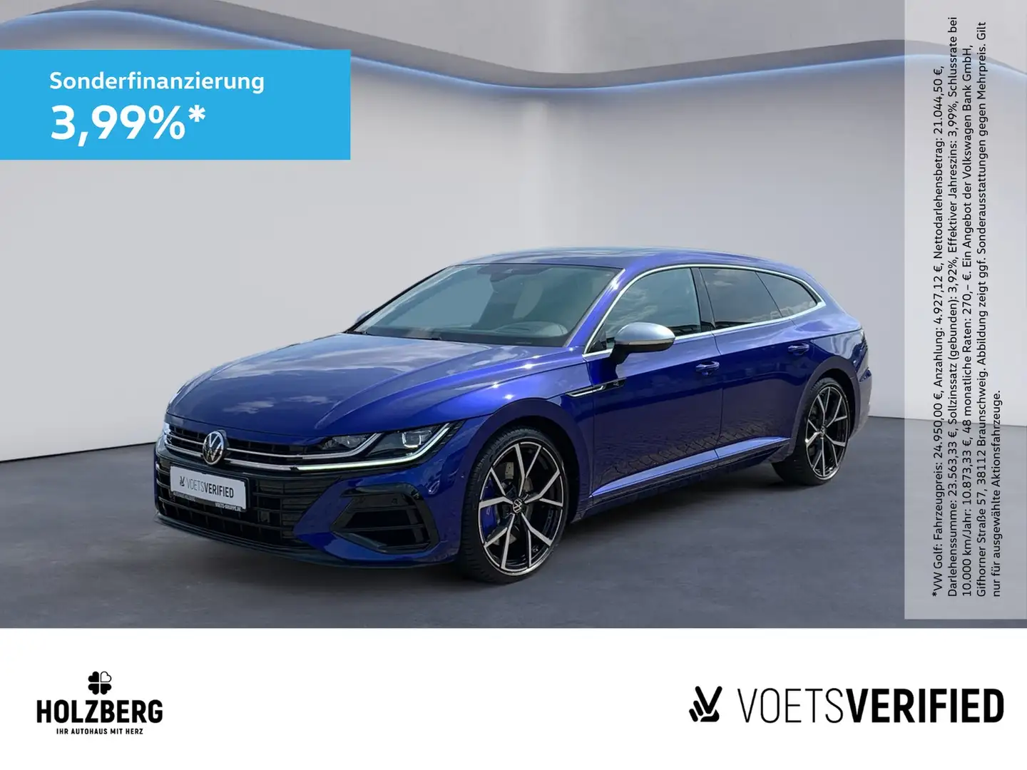 Volkswagen Arteon Shooting Brake 2.0 TSI R 4Motion DSG AHK+REAR-VIEW Blau - 1