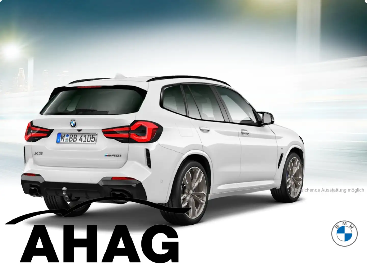 BMW X3 M40i AT Innovationsp. Sport Aut. Panorama AHK Weiß - 2