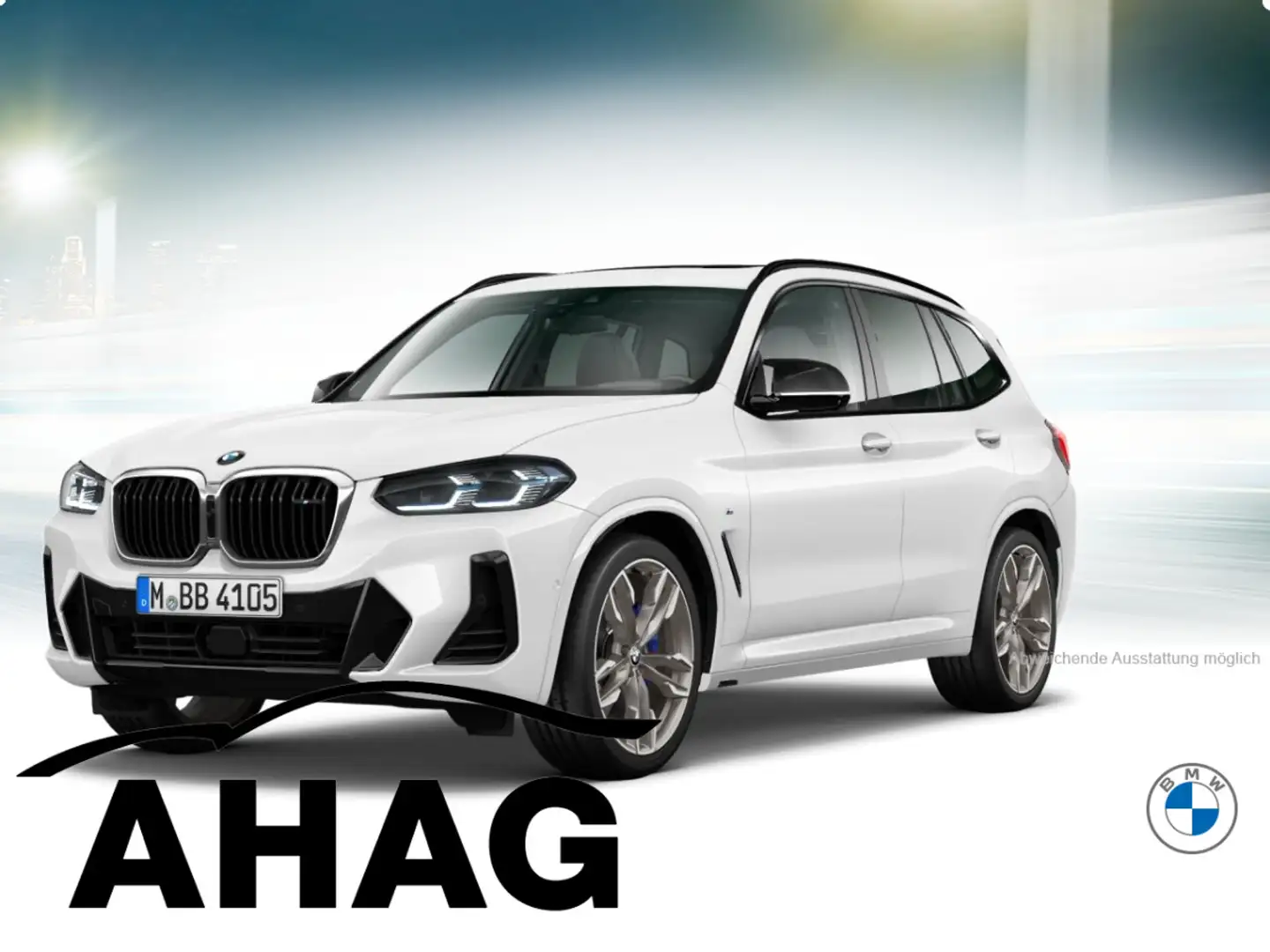 BMW X3 M40i AT Innovationsp. Sport Aut. Panorama AHK Weiß - 1