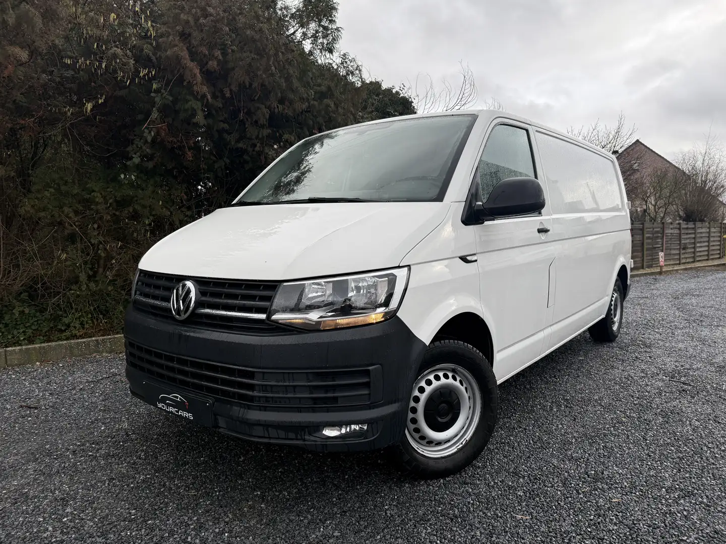 Volkswagen T6 Transporter 2.0 TDi SCR BMT DSG * EURO 6b Blanc - 1