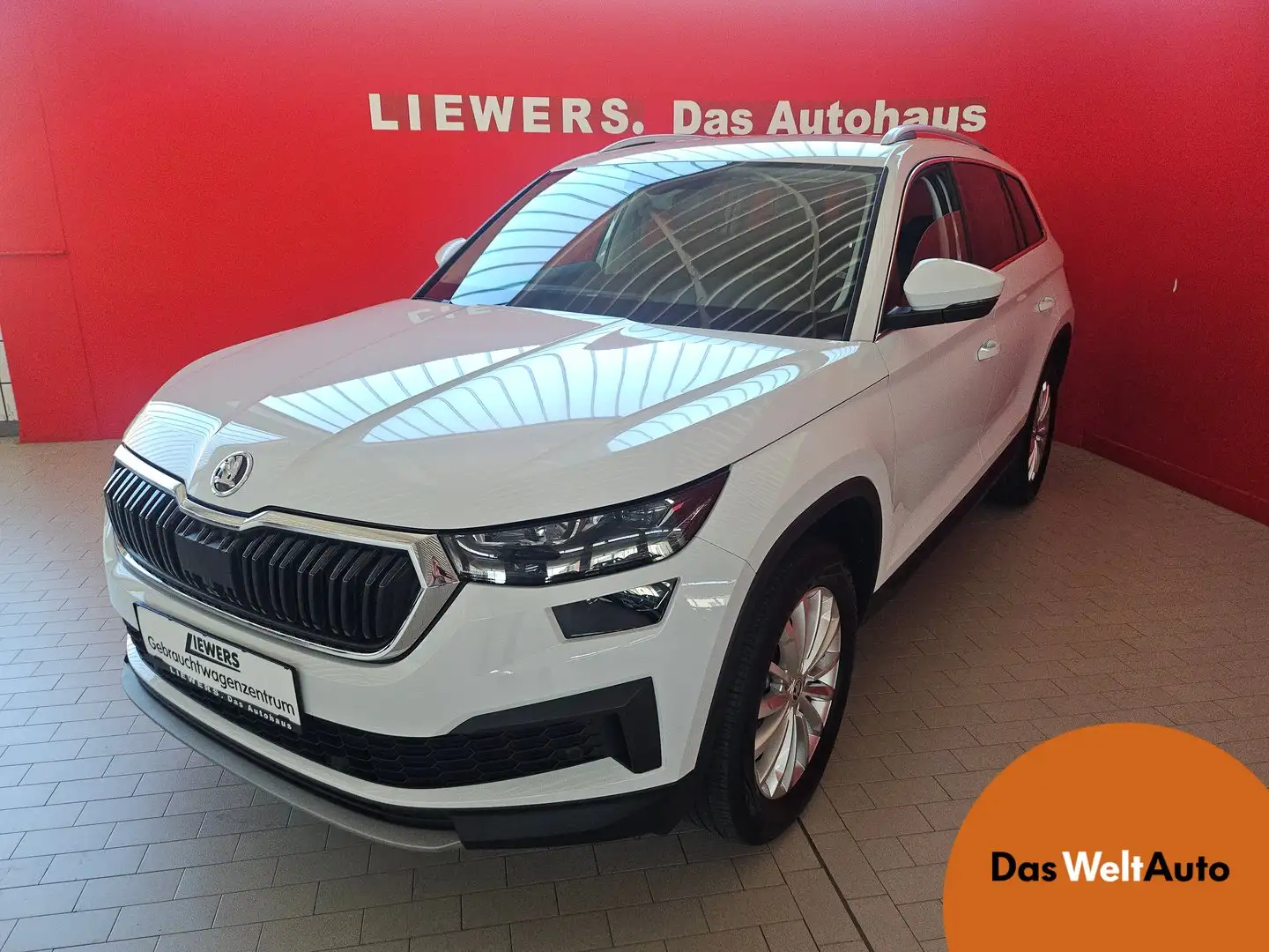 Skoda Kodiaq 7-Sitzer Ambition TSI ACT DSG Weiß - 1