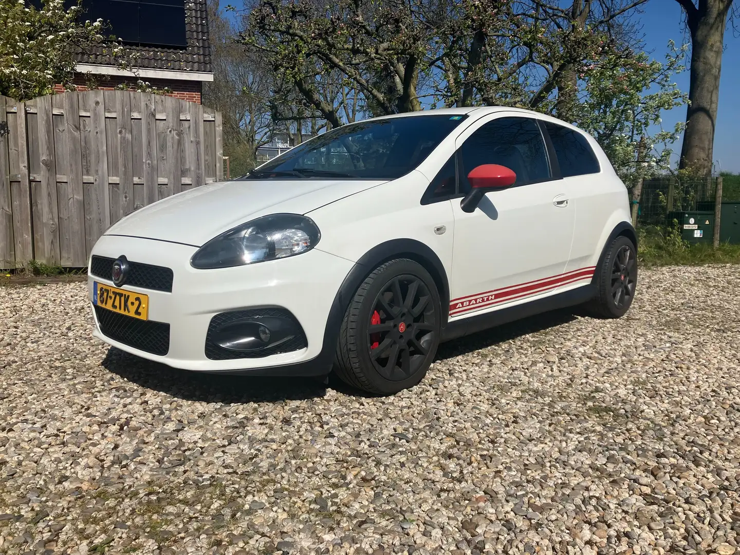 Fiat Grande Punto Punto 1.4 T-JET16V Abarth Blanc - 2