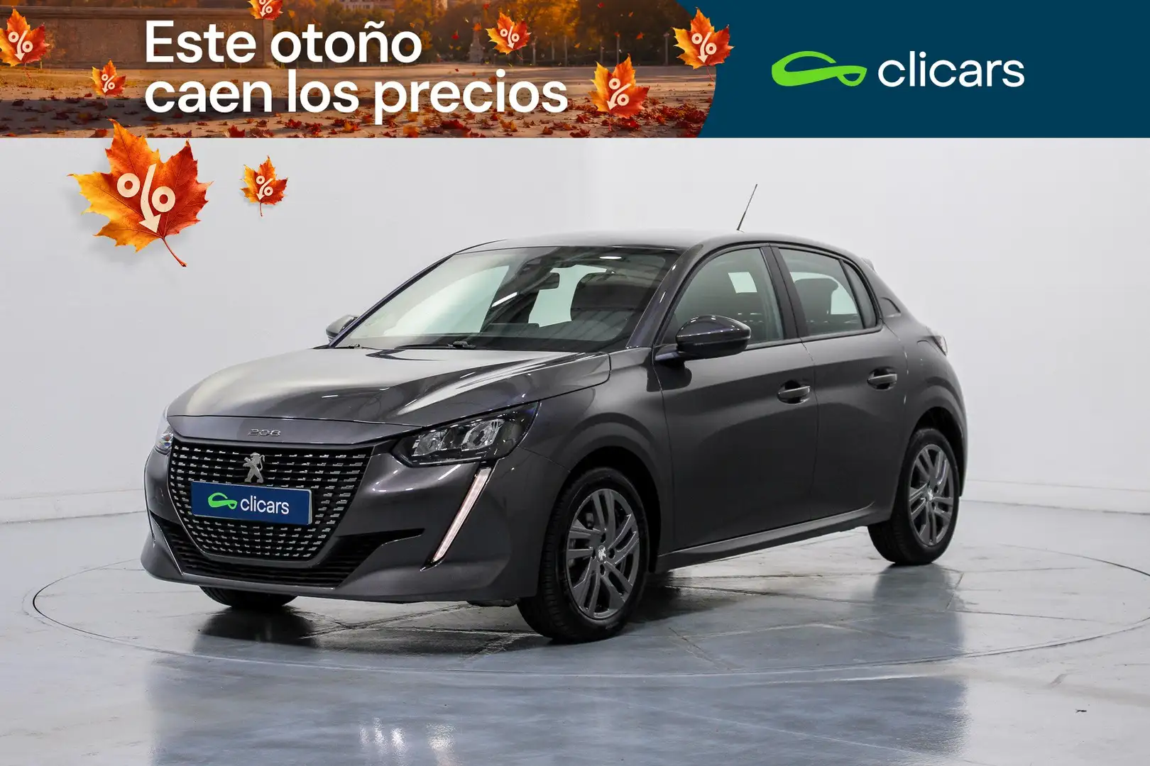Peugeot 208 1.5 BlueHDi S&S Active Pack 100 Gris - 1