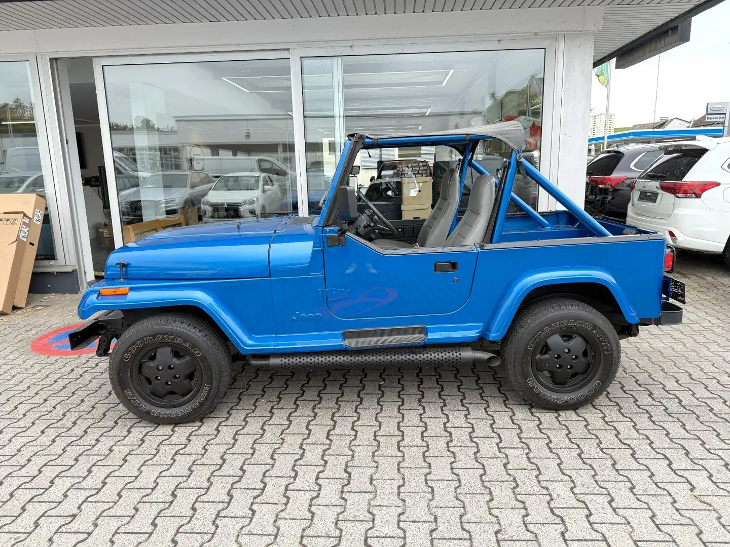 Jeep Wrangler *3. HAND*WENIG KM*SIDE PIPES*AHK* Blau - 2