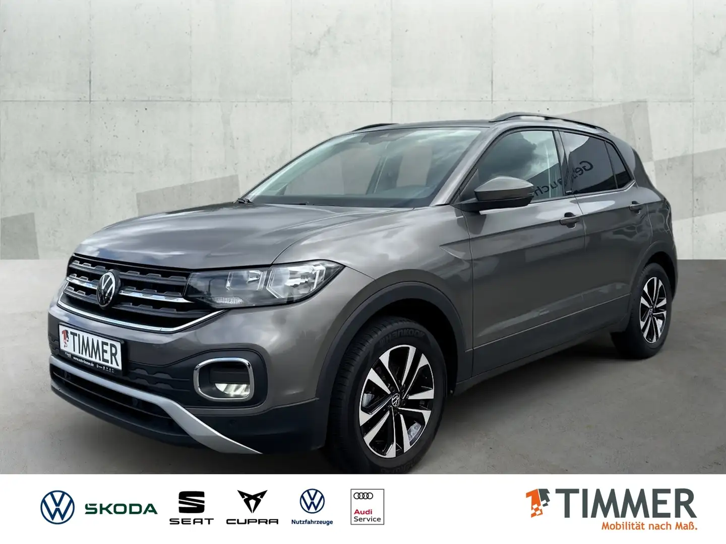 Volkswagen T-Cross 1.0 TSI UNITED *ACC *SITZHZ *LM *PDC * Gris - 1