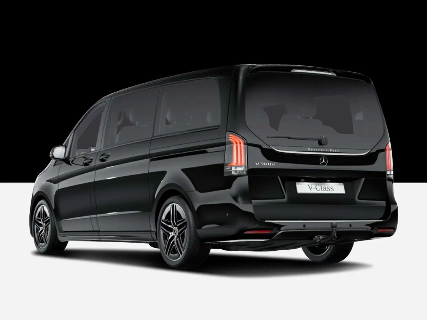 Mercedes-Benz V 300 V 300 d AVANTGARDE Lang  AMG Line/Basic/Navi/Klima Zwart - 2