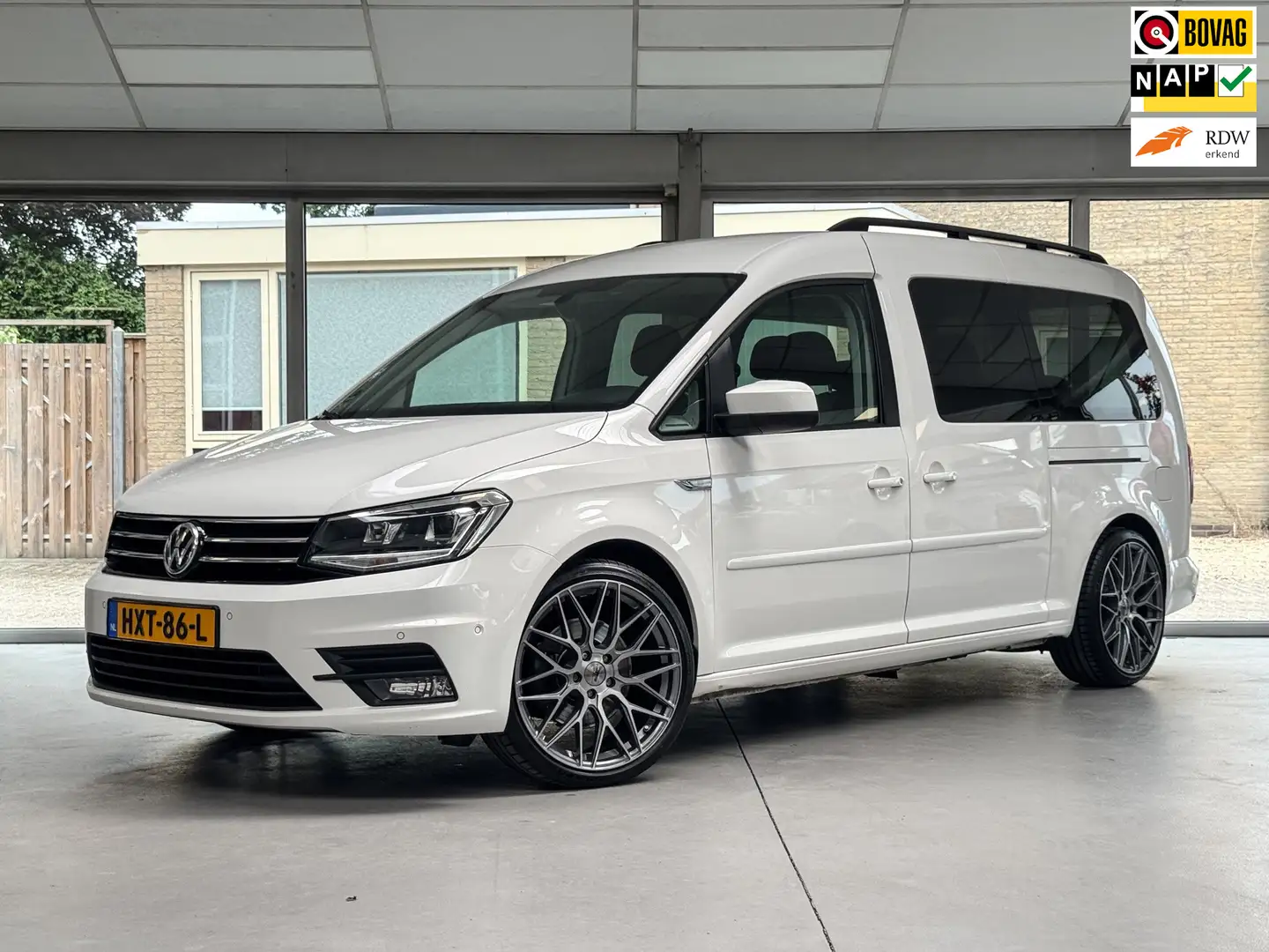 Volkswagen Caddy Maxi 1.4 TSI |7 Persoons|Trekhaak|Lichtmetaal|Carp Wit - 1