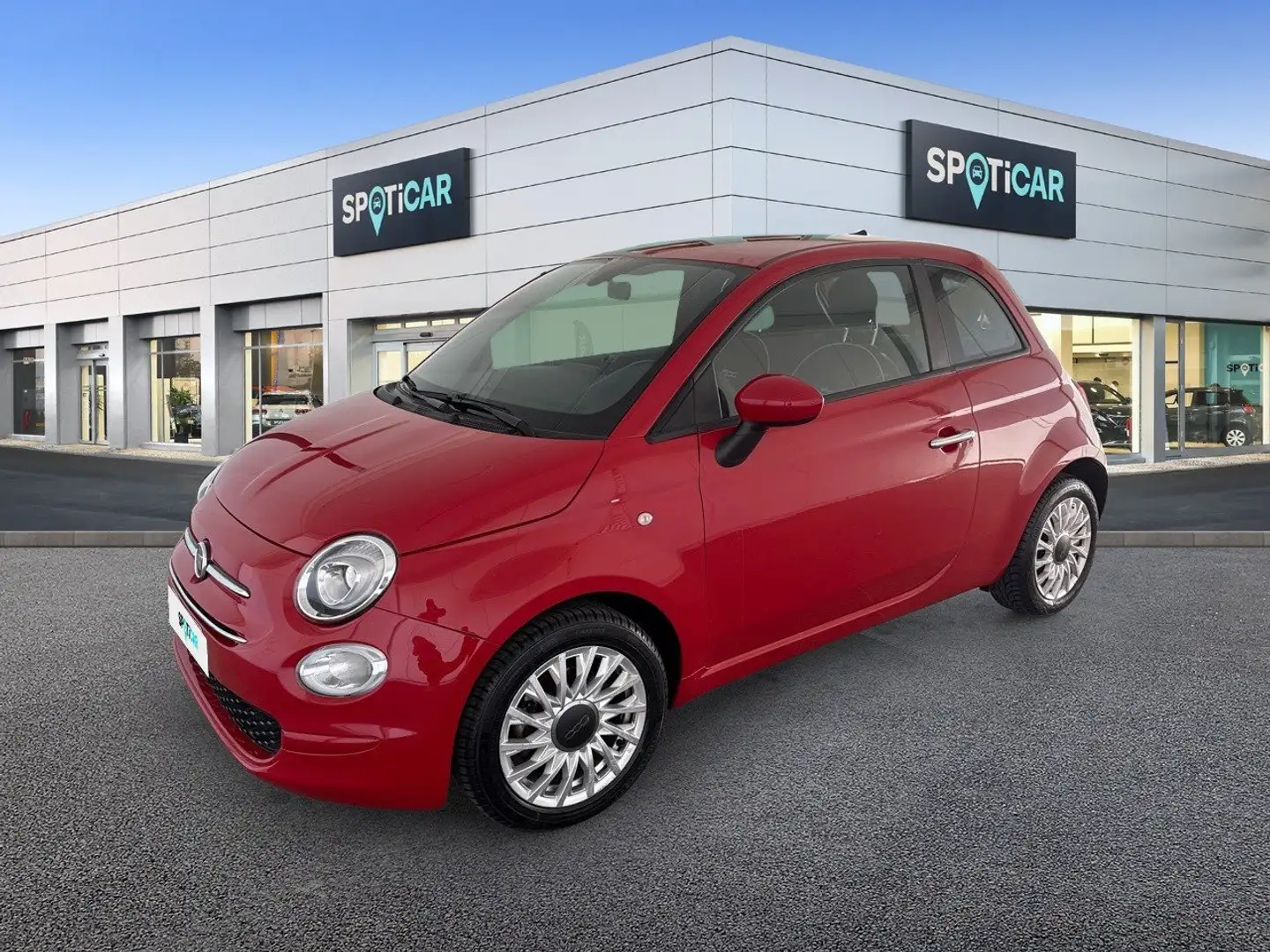 Fiat 500 1.0 70cv Ibrido Lounge Rosso - 1