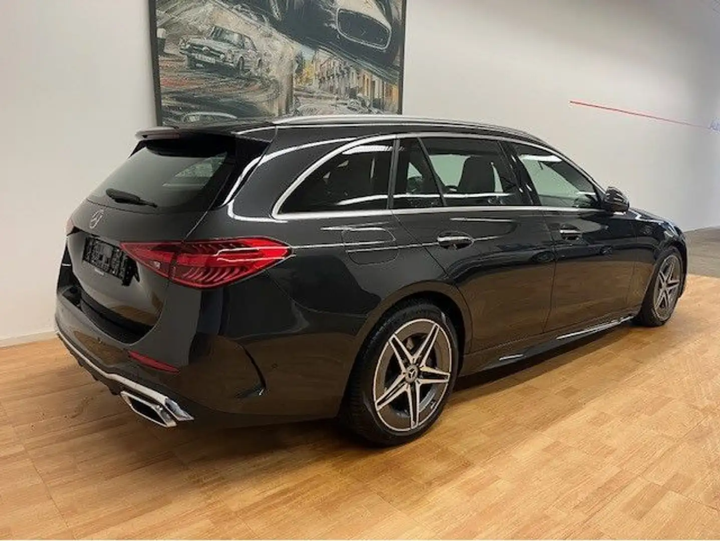 Mercedes-Benz C 300 T d AMG-Line AHK 360 Grad LED digital Grau - 2