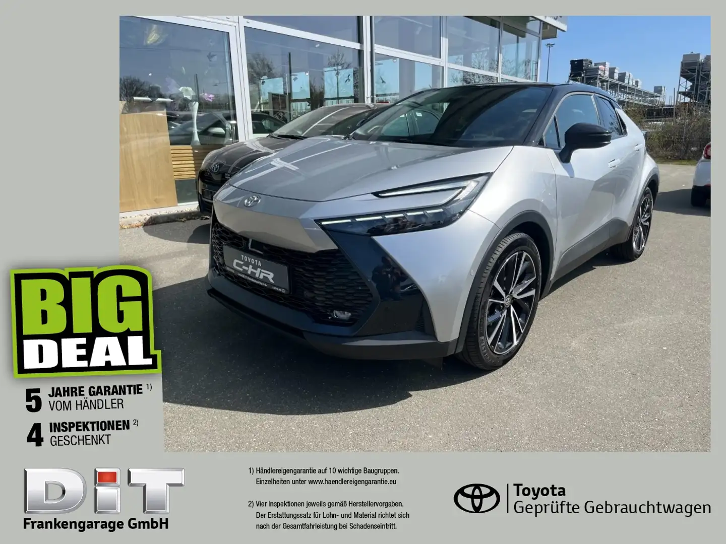 Toyota C-HR 2.0 Plug-in Hybrid Lounge Pano, 360°Kamera Zilver - 1