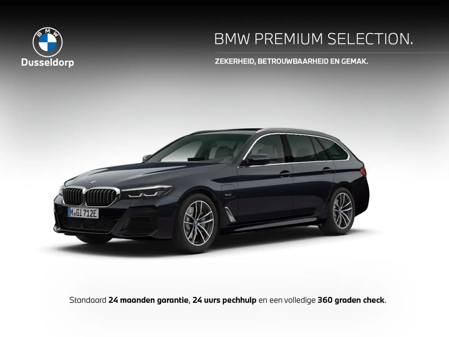 BMW 530 5 Serie Touring 530e Business Edition Plus Zwart - 1
