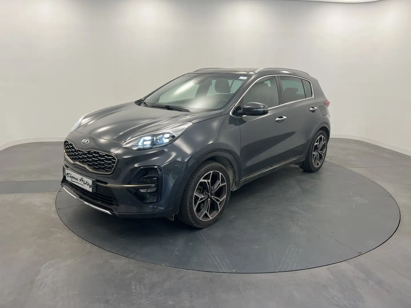 Kia Sportage 1.6 CRDi 136ch MHEV DCT7 4x2 GT Line Premium Gris - 1
