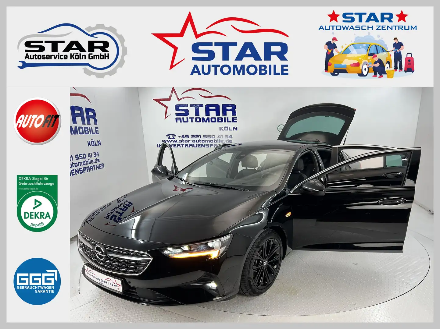 Opel Insignia Insignia B Grand Sport Business 2.0D-128KW*Automat Zwart - 1