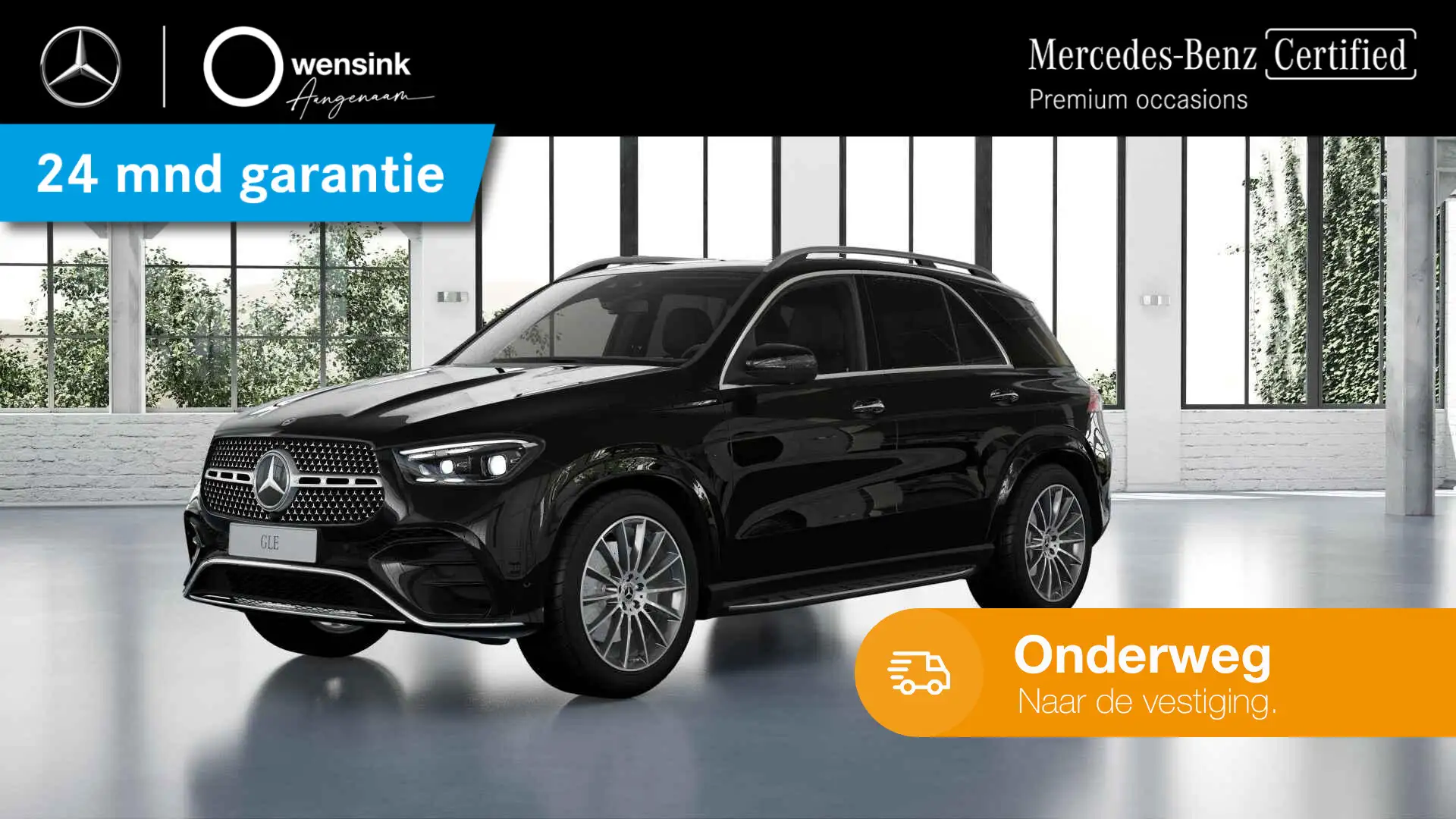 Mercedes-Benz GLE 400 e 4MATIC AMG Line | Panoramadak | Trekhaak | Burme Negro - 1