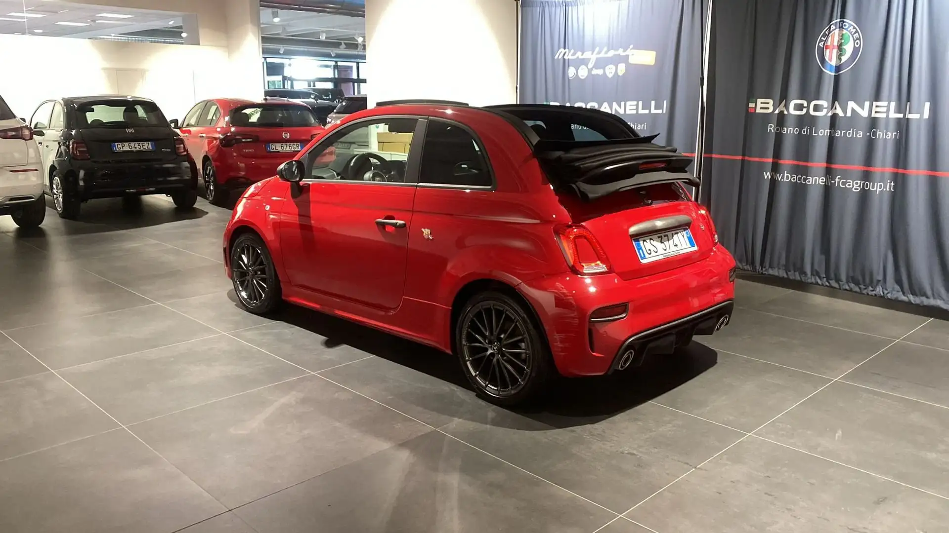 Abarth 595C 595 C 1.4 Turbo T-Jet 165 CV Roşu - 2